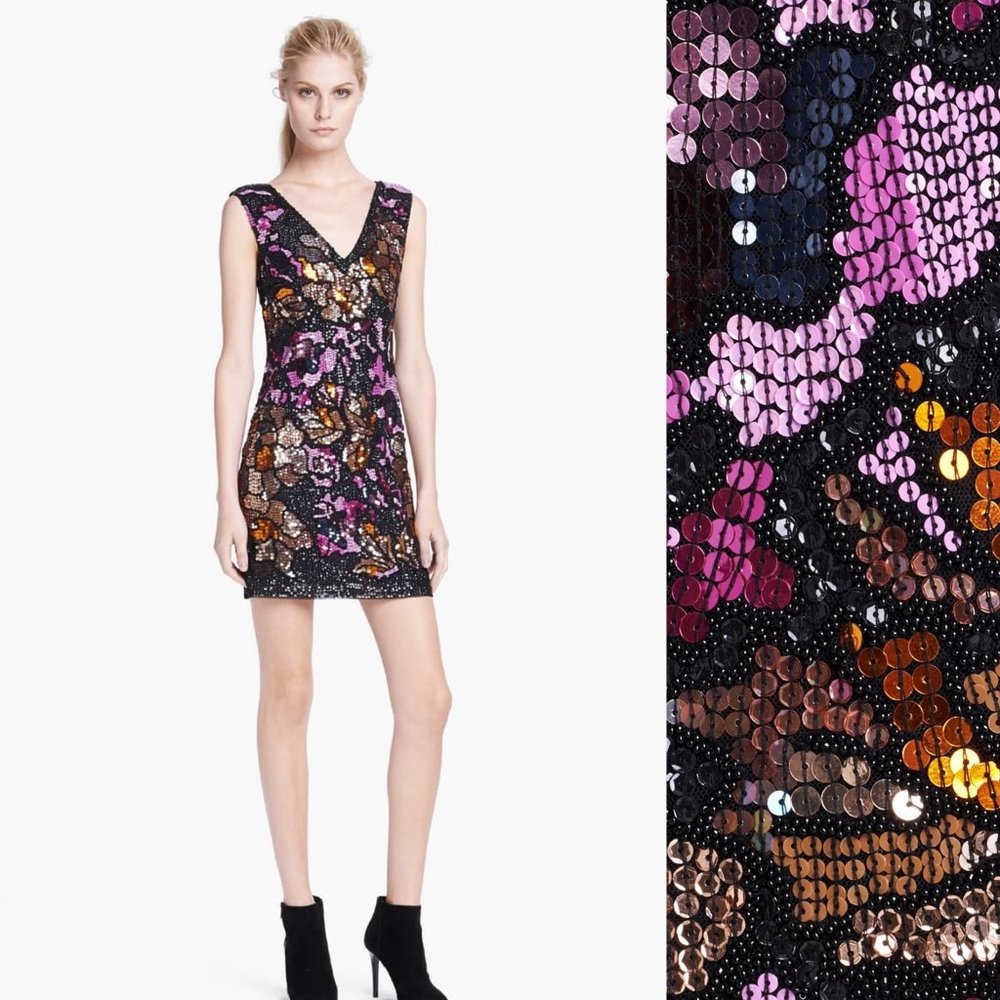 Tracy Reese S Sleeveless Rococo cocktail dress